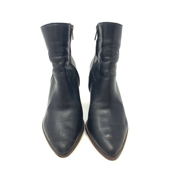 Madewell The Hynde Boot Size 8 True Black Leather - Picture 6 of 8
